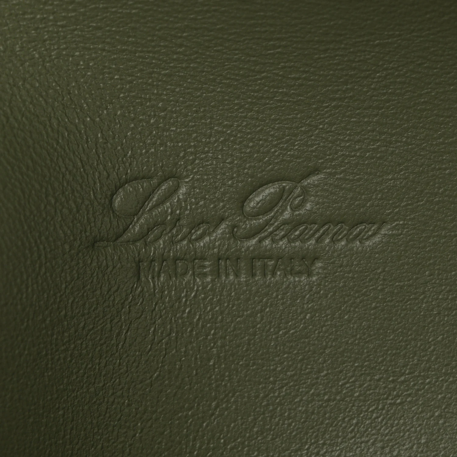 Grained Calfskin L19 Extra Pocket Pouch Sage Brush Leaves