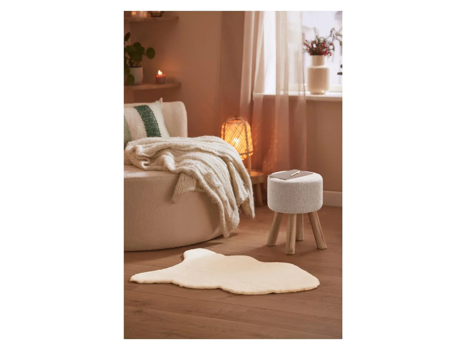 LIVARNO home Tabouret avec peluche