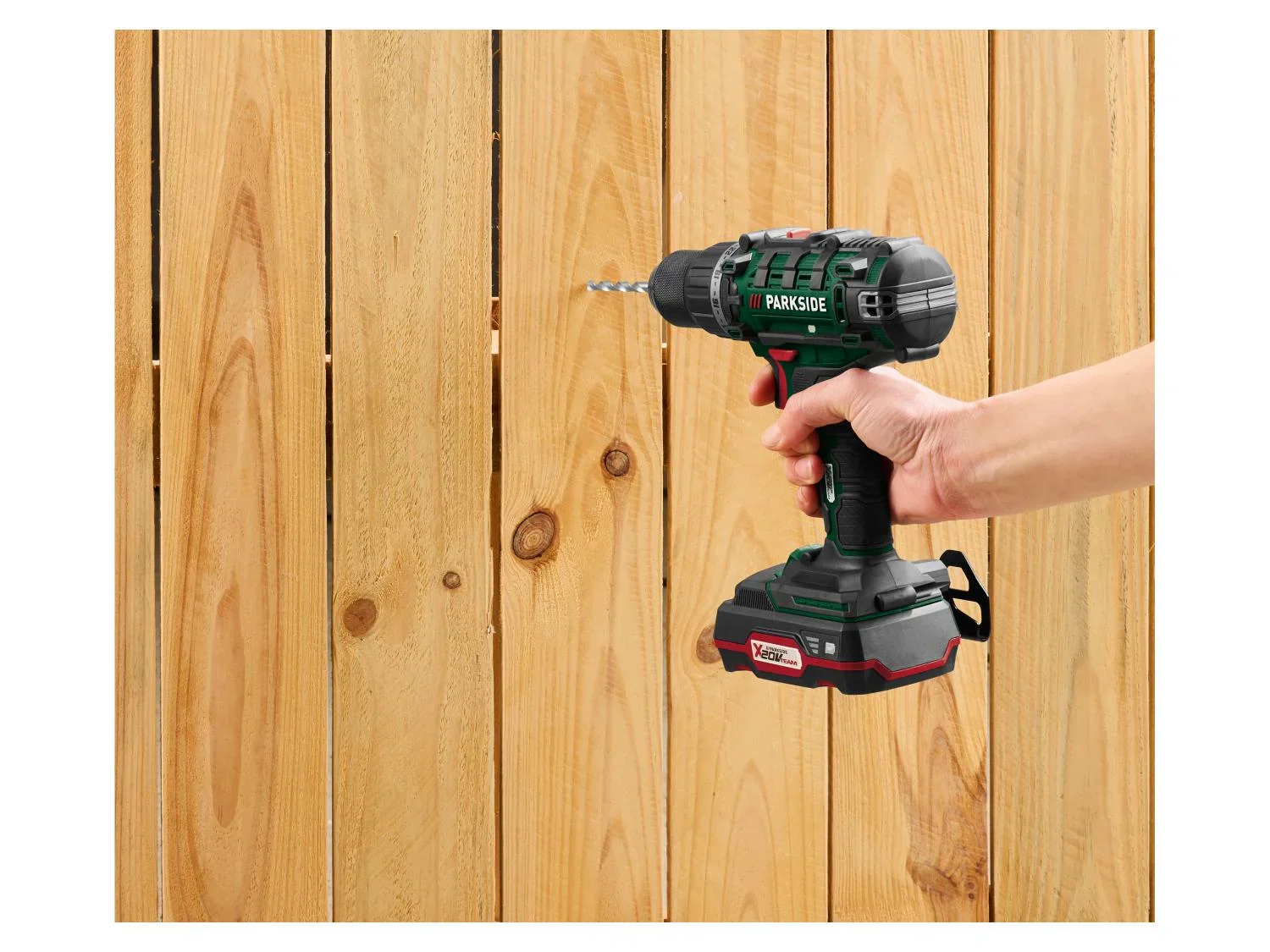 PARKSIDE Set perceuse-visseuse sans fil PABS 20-Li G8 + batterie + chargeur, 20 V