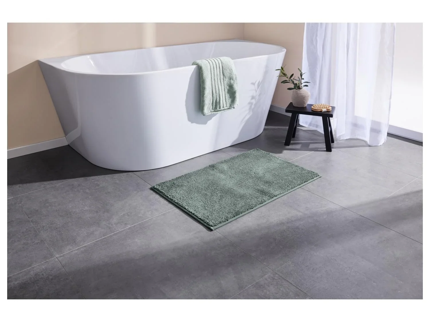 LIVARNO home Tapis de bain, 60 x 90 cm