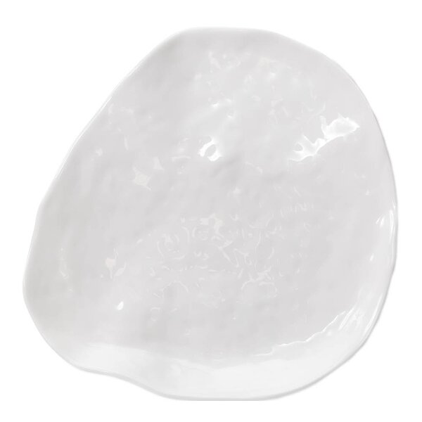 Perfect Imperfection serveringsfat M 23x20x3 cm hvit flo & flom