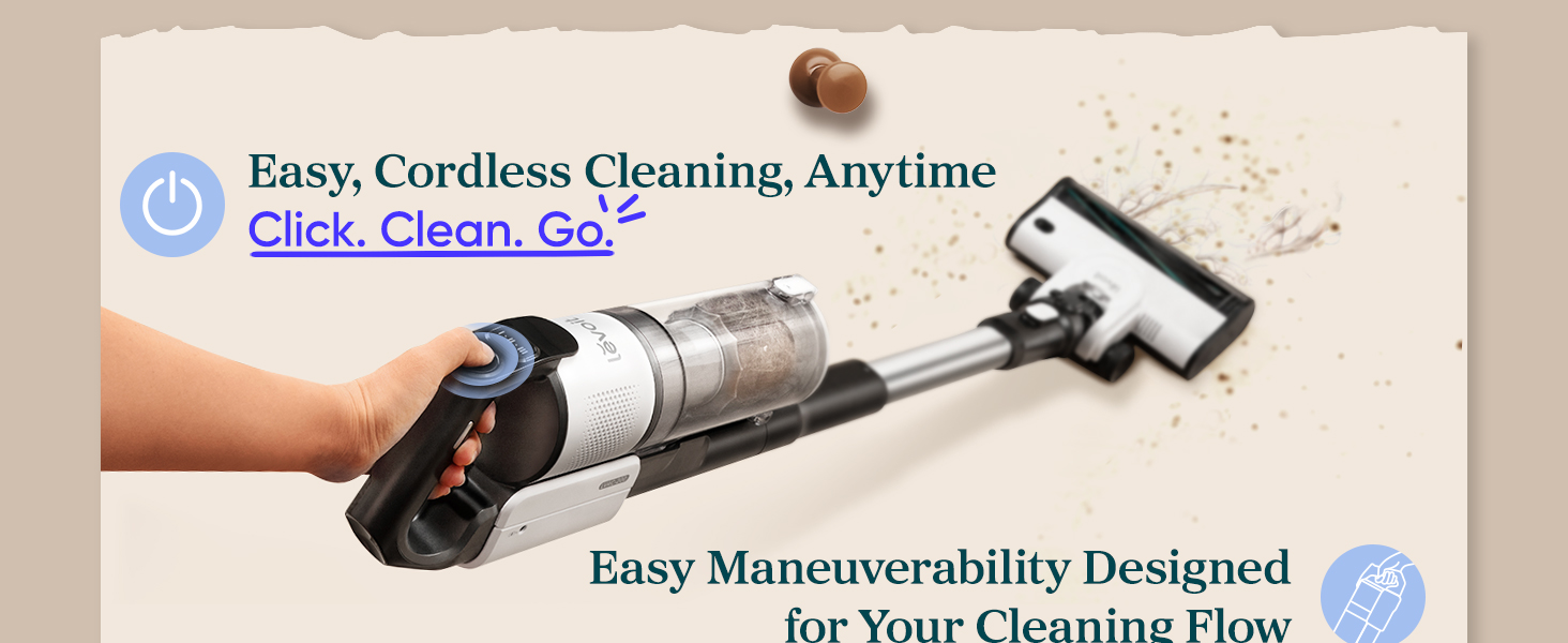 Cordless design for flexible movement