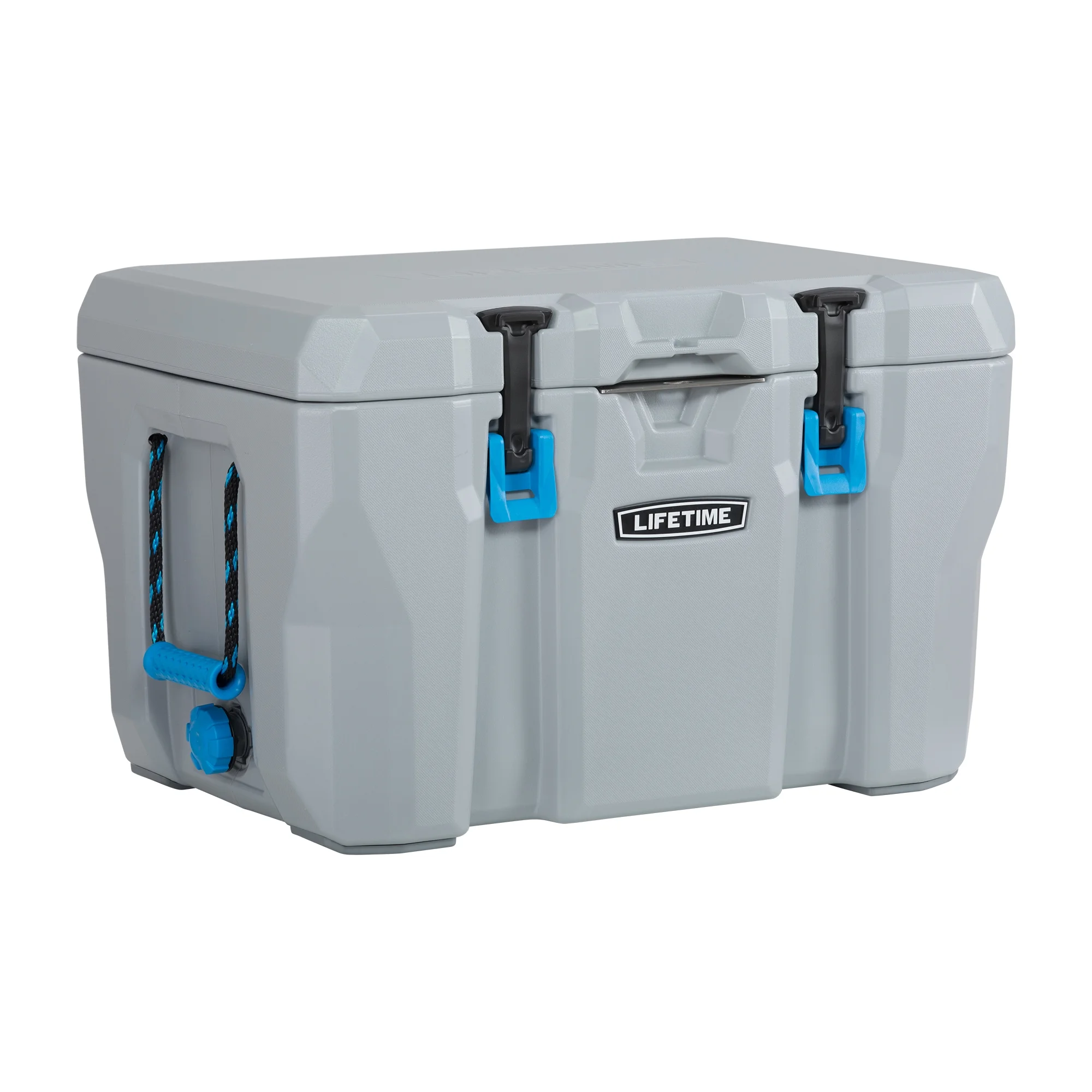 Lifetime 55 Qt Bear - Resistant Camping Cooler, Premium High Performance, Ice Retention, Hard Cooler, 60 Can Capacity, Light Gray (90949)