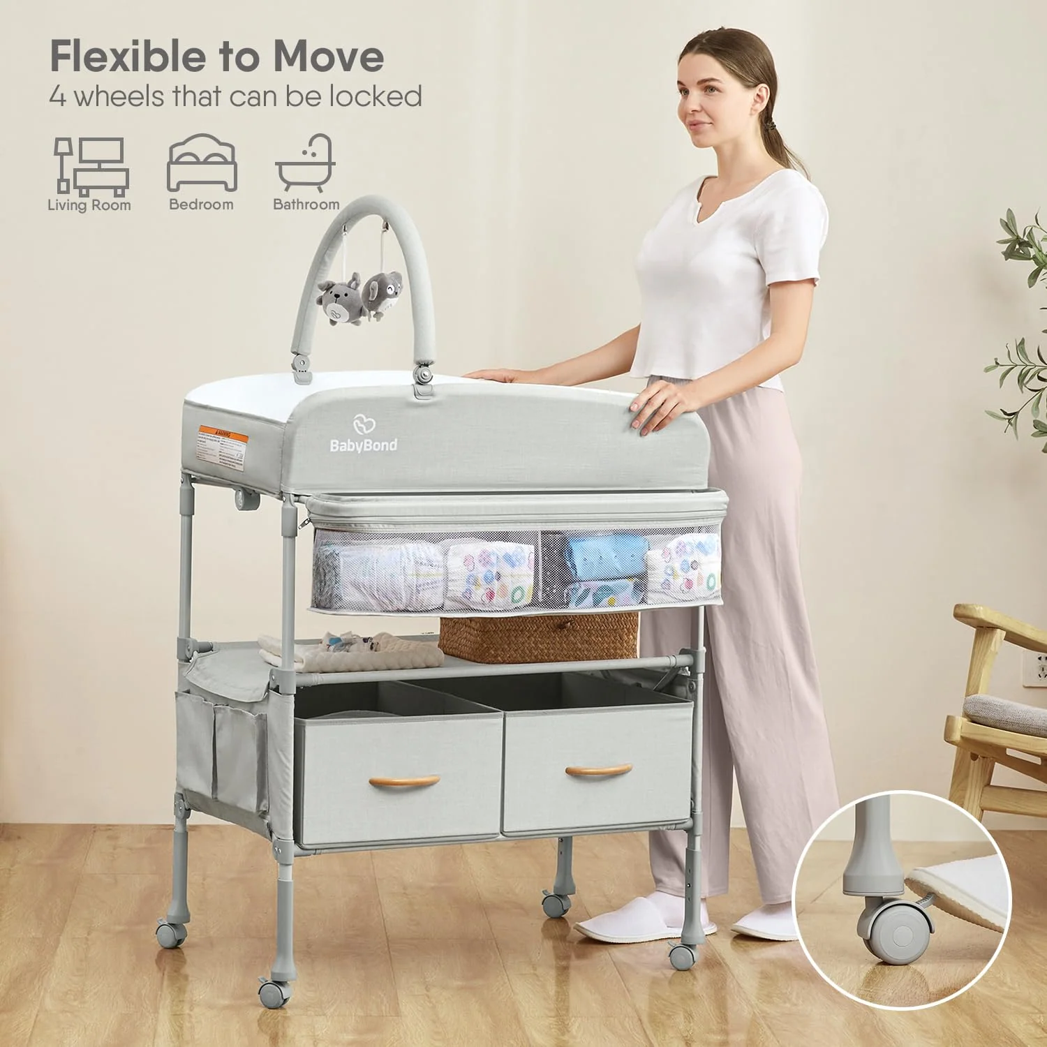 Portable Changing BabyBond Waterproof Adjustable