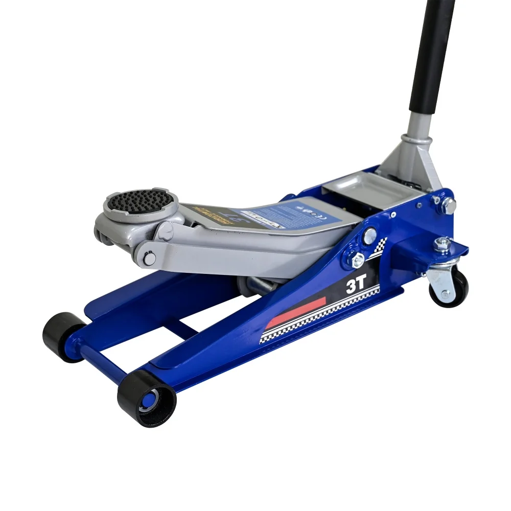 Low-Position Steel Vehicle Floor-mounted Hydraulic Jack with Dual-piston Quick-lift Pump, 3-Ton(6,600 lb.) Capacity. - Image 7