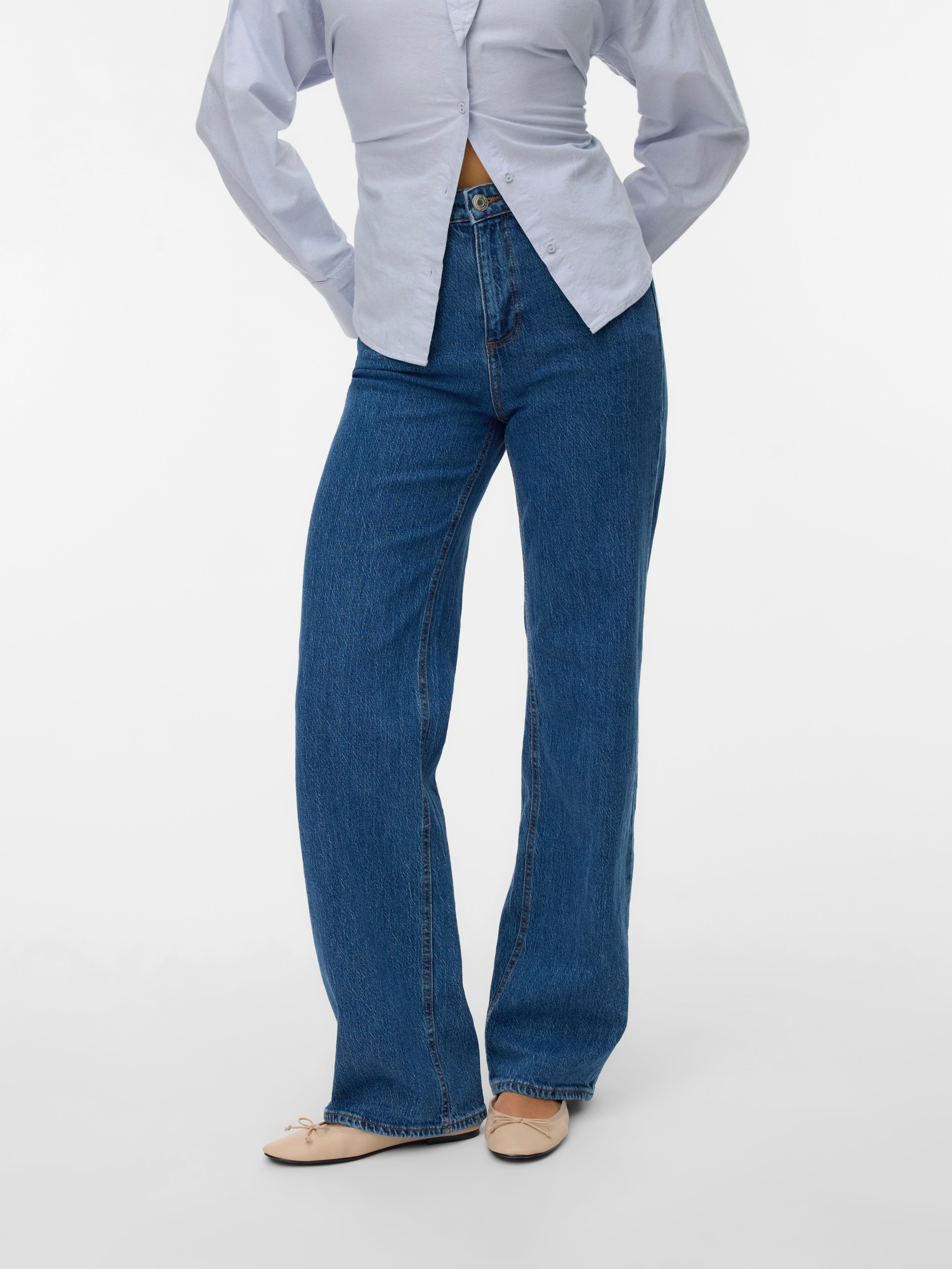 VERO MODA® VMTESSA High rise Wide Fit Jeans