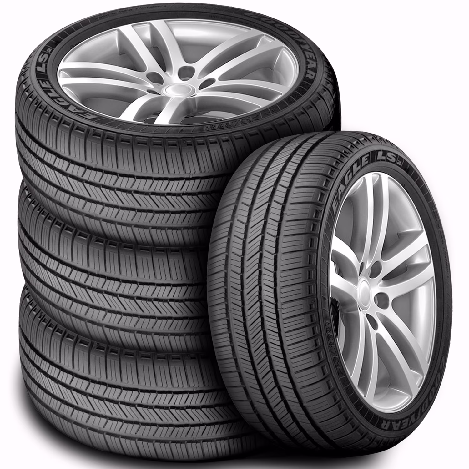 Set of 4 (FOUR) Goodyear Eagle LS2 275/55R20 111S A/S All-Season Tires