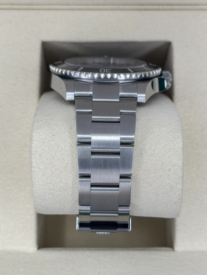 [Super Clone]Rolex Submariner 41mm No Date Stainless Steel Black Dial Black Bezel - 124060