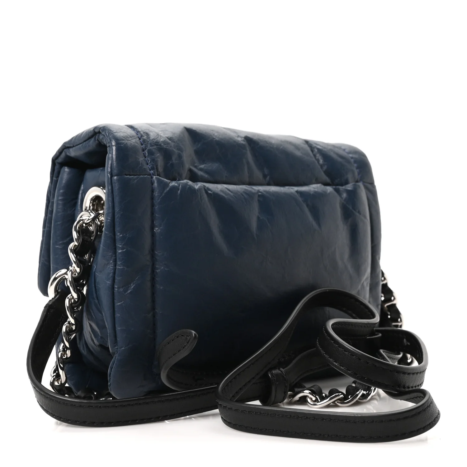 Lambskin The Pillow Bag Blue Sea