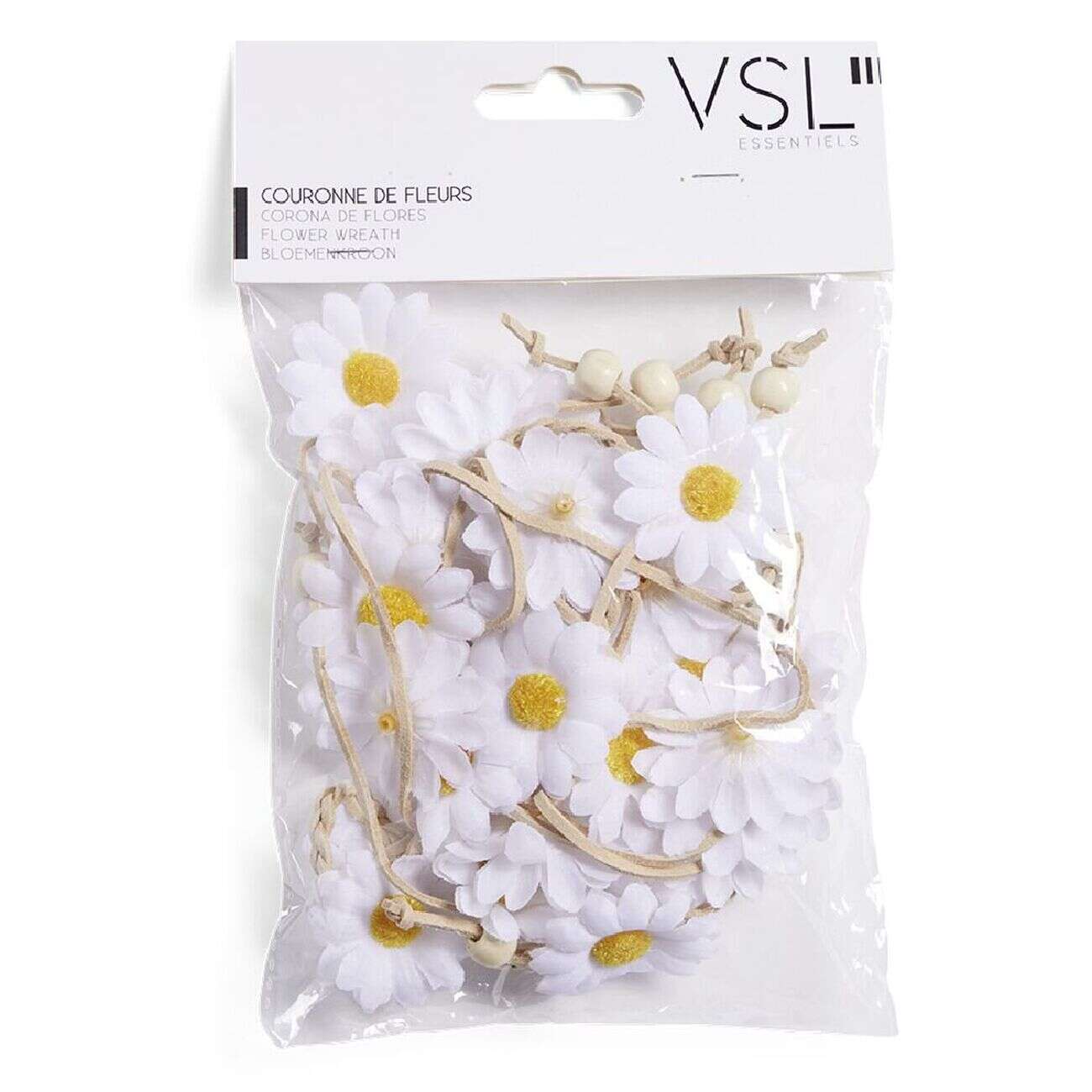 Couronne de fleurs marguerite