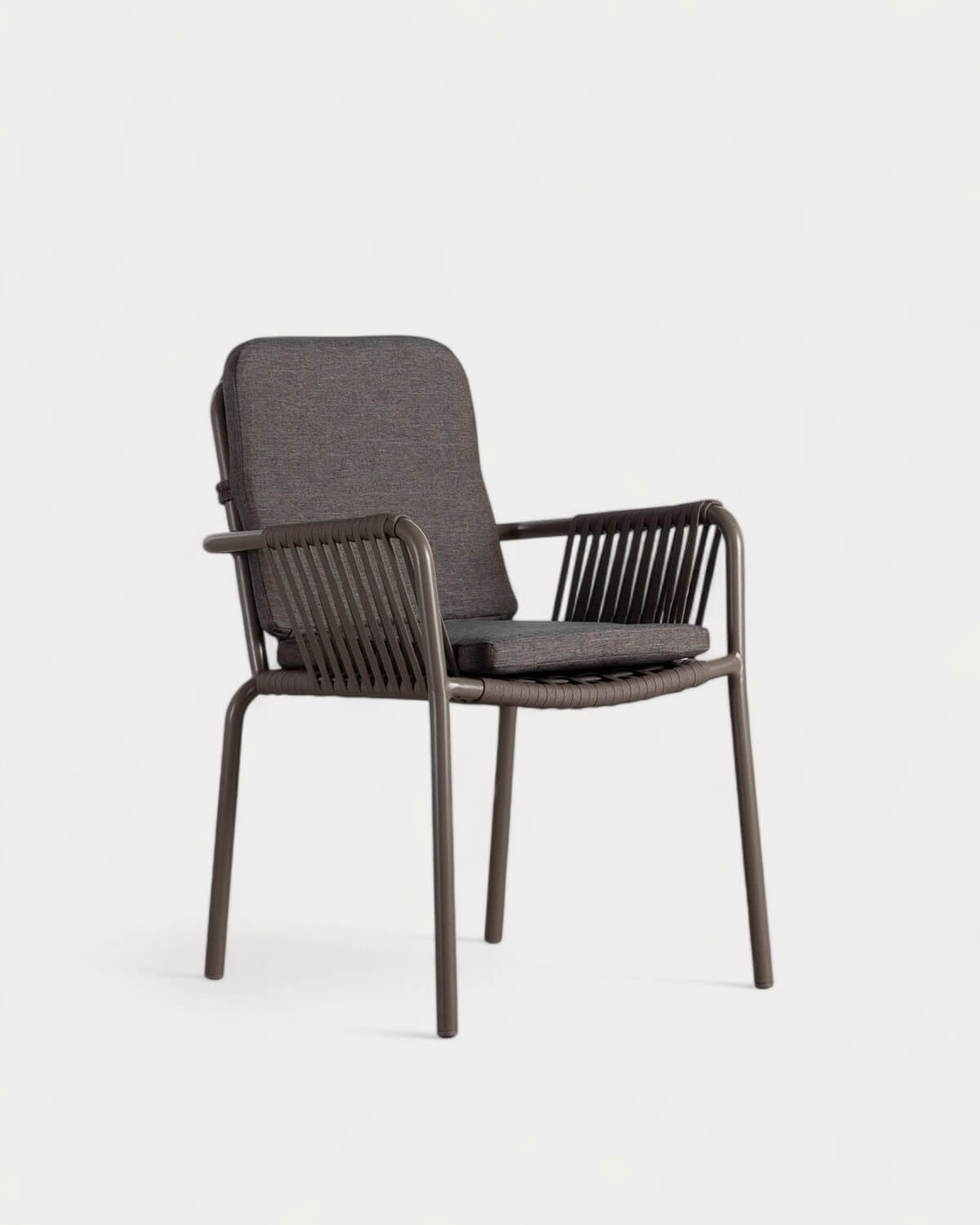 Drian - Pack 4 Sillas de Exterior de Aluminio y Cuerda Drian