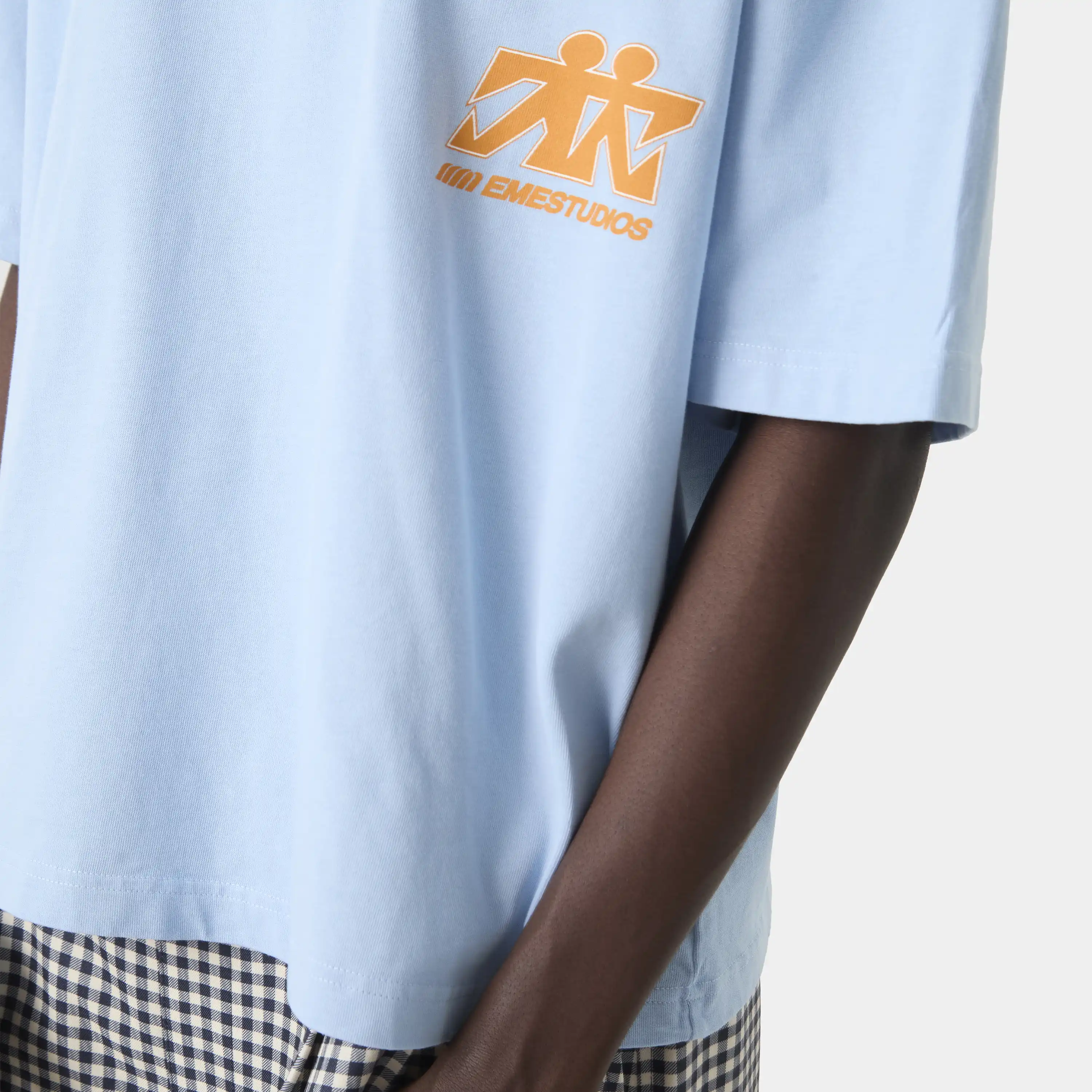 Mbuddy Blue Oversized Tee