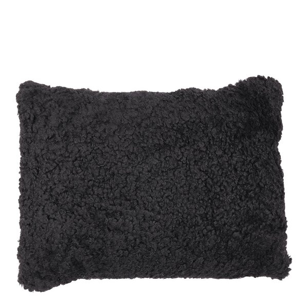 Pute new zealand saueskinn kort ull 35x45 cm black