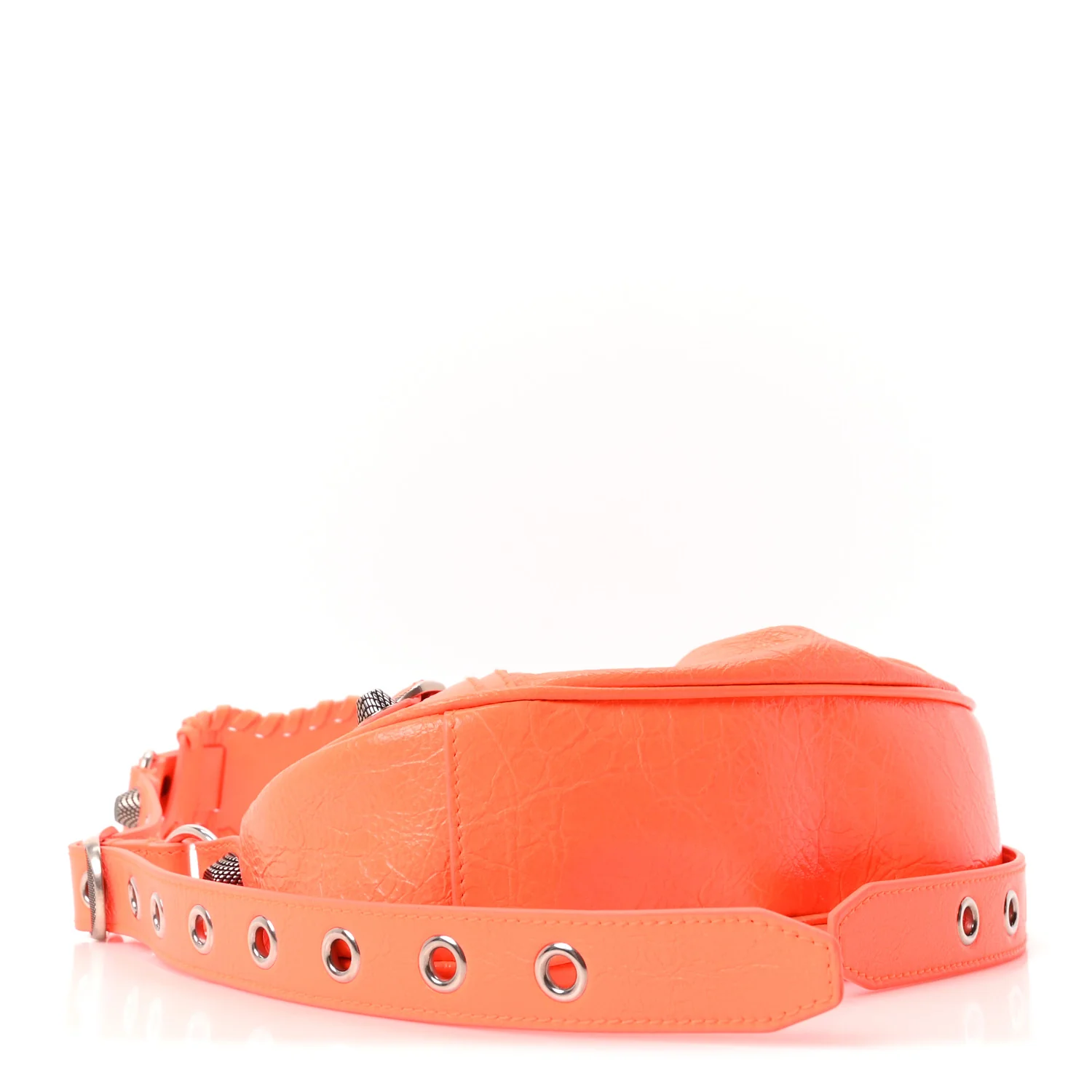Agneau Arena Le Cagole Shoulder Bag XS Orange