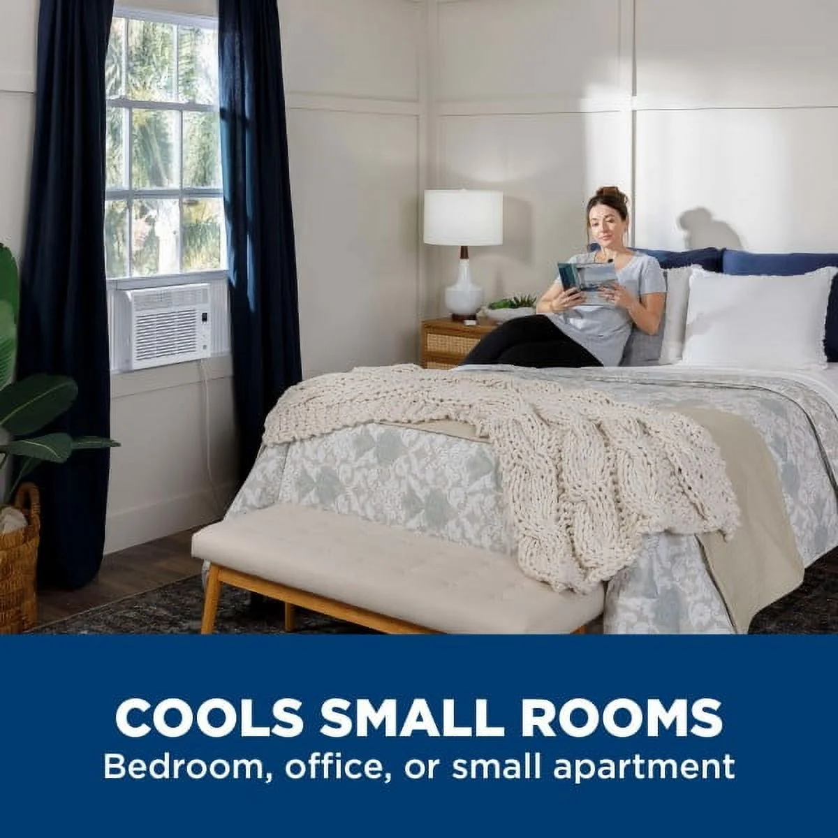 ? 6,000 BTU Electronic Window Air Conditioner for Small Rooms up to 250 sq ft Image 3
