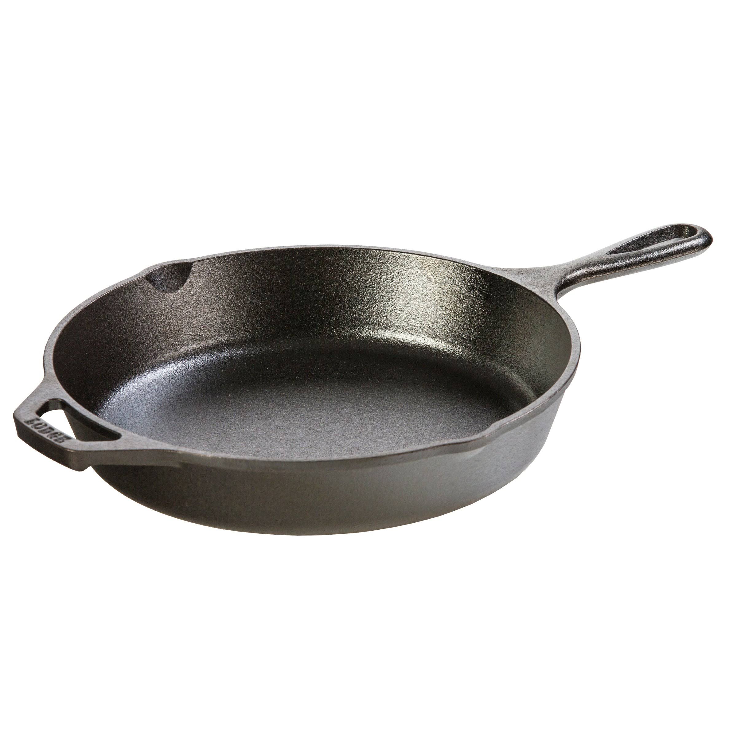 Lodge Cast-Iron Skillet with Assist Handle - 12