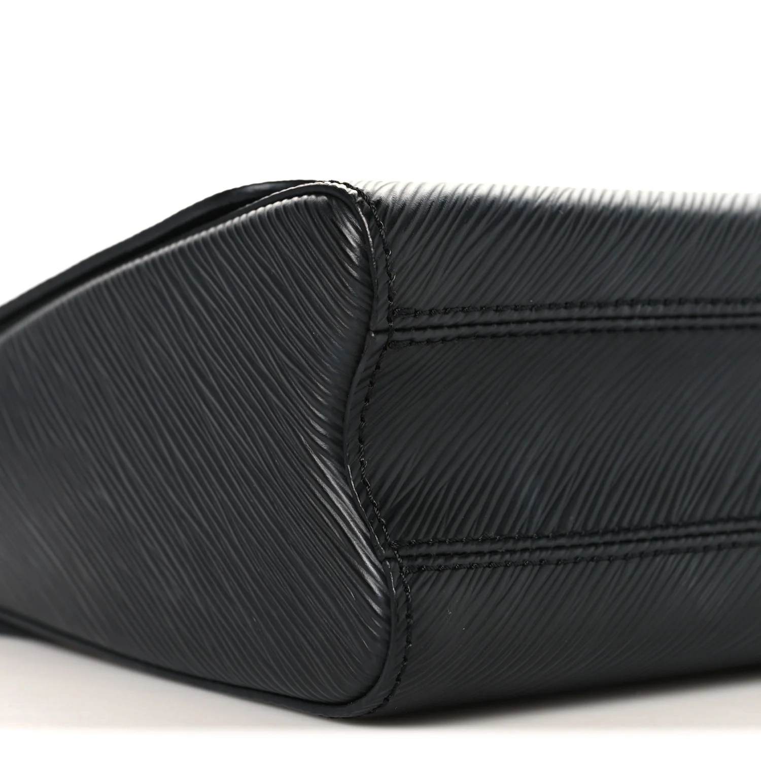 Epi Flowers Twist Shoulder Bag MM  Black