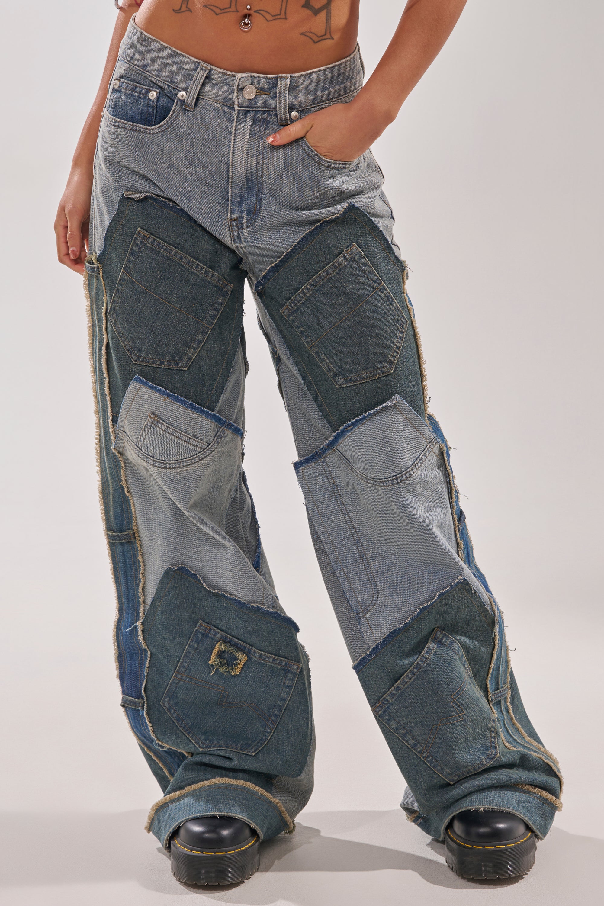 ALL THAT WIDE LEG DENIM JEANS - Akira Store
