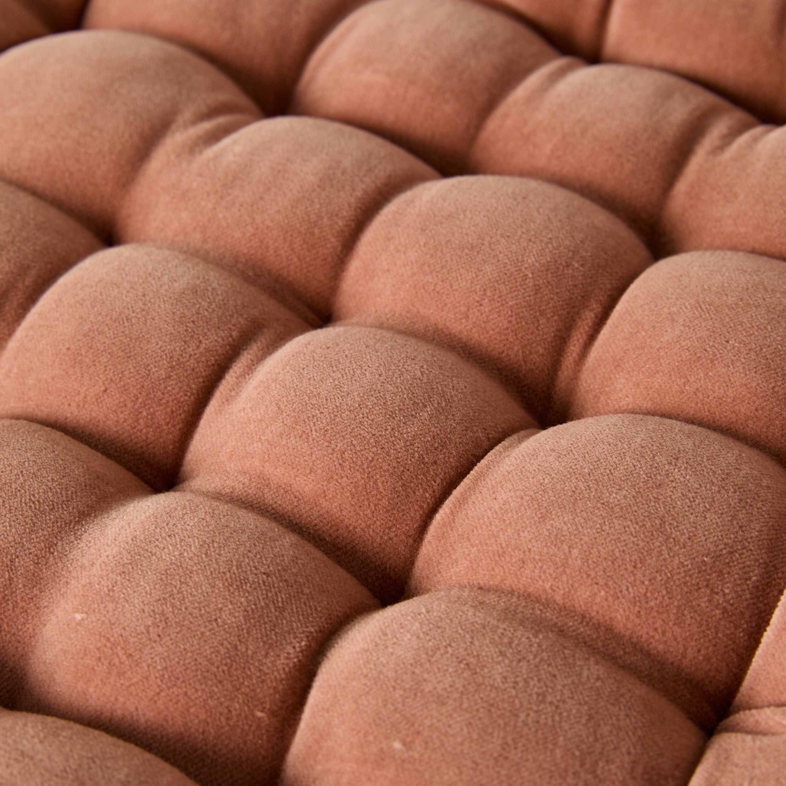 Samy Cotton Velvet Pink Clay Seat Cushion
