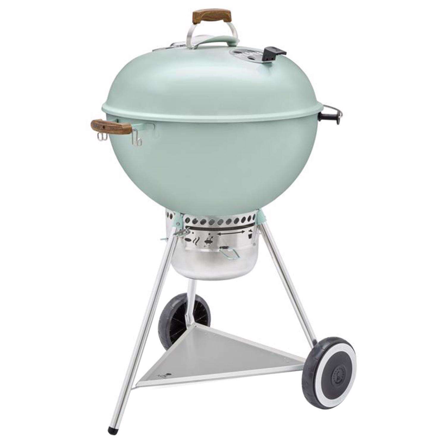 Barbecue au charbon de bois Weber 22 pouces Rock N Roll Bleu
