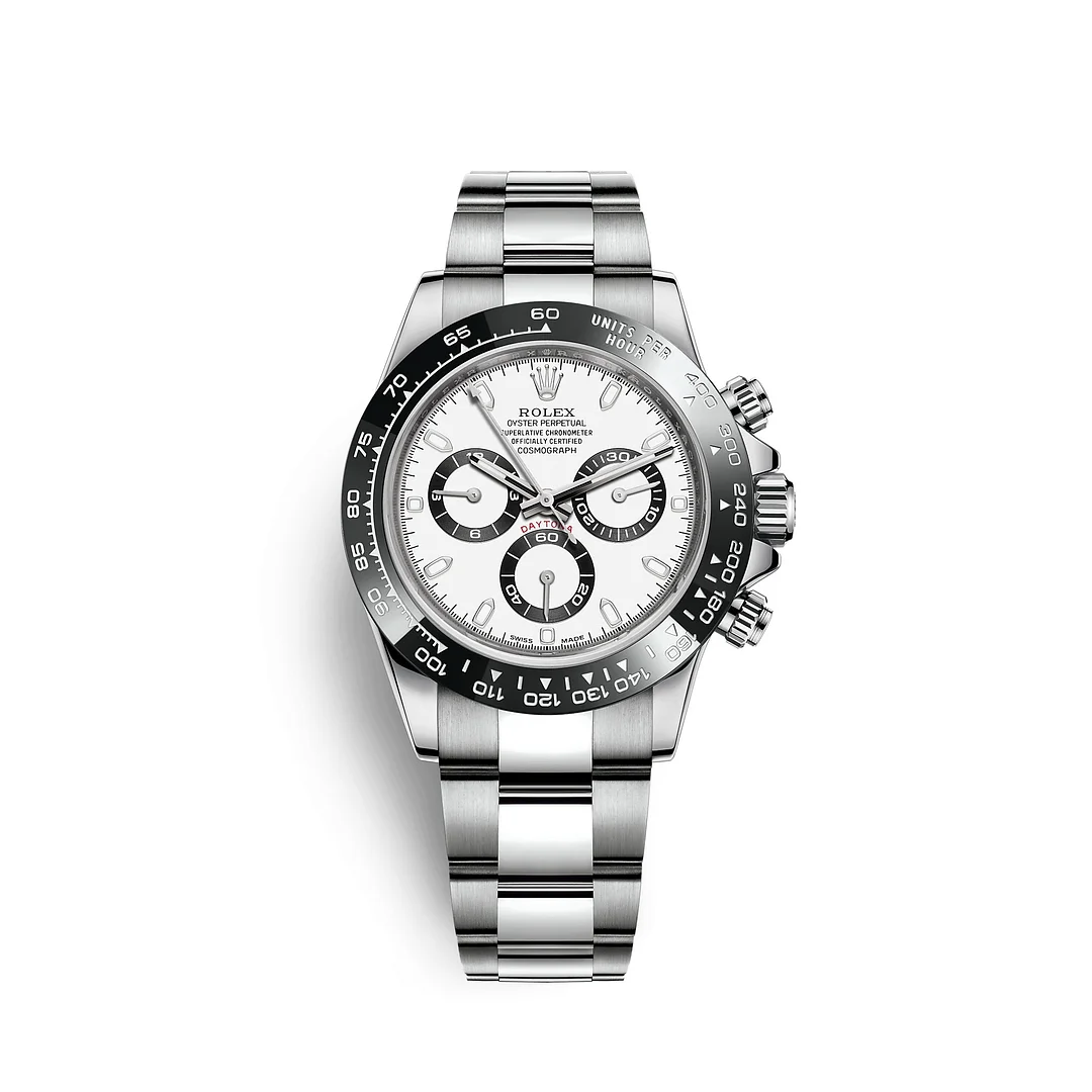 [Super Clone]Rolex Daytona 40mm Stainless Steel Panda Dial  m126500ln-0001