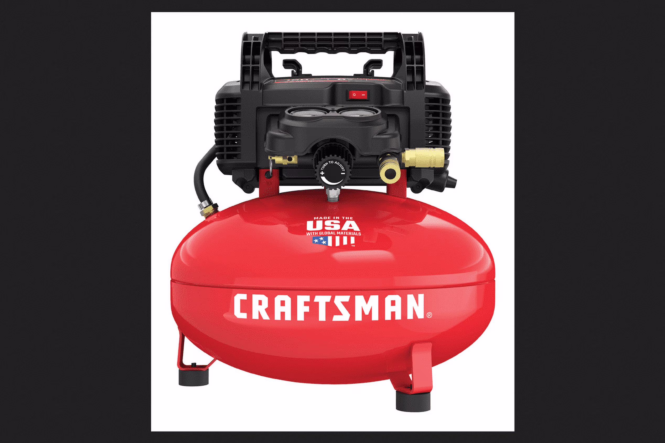 CRAFTSMAN Red 0.8HP 150 PSI 1 - Stage Oil - Free Air Compressor 6 Gal