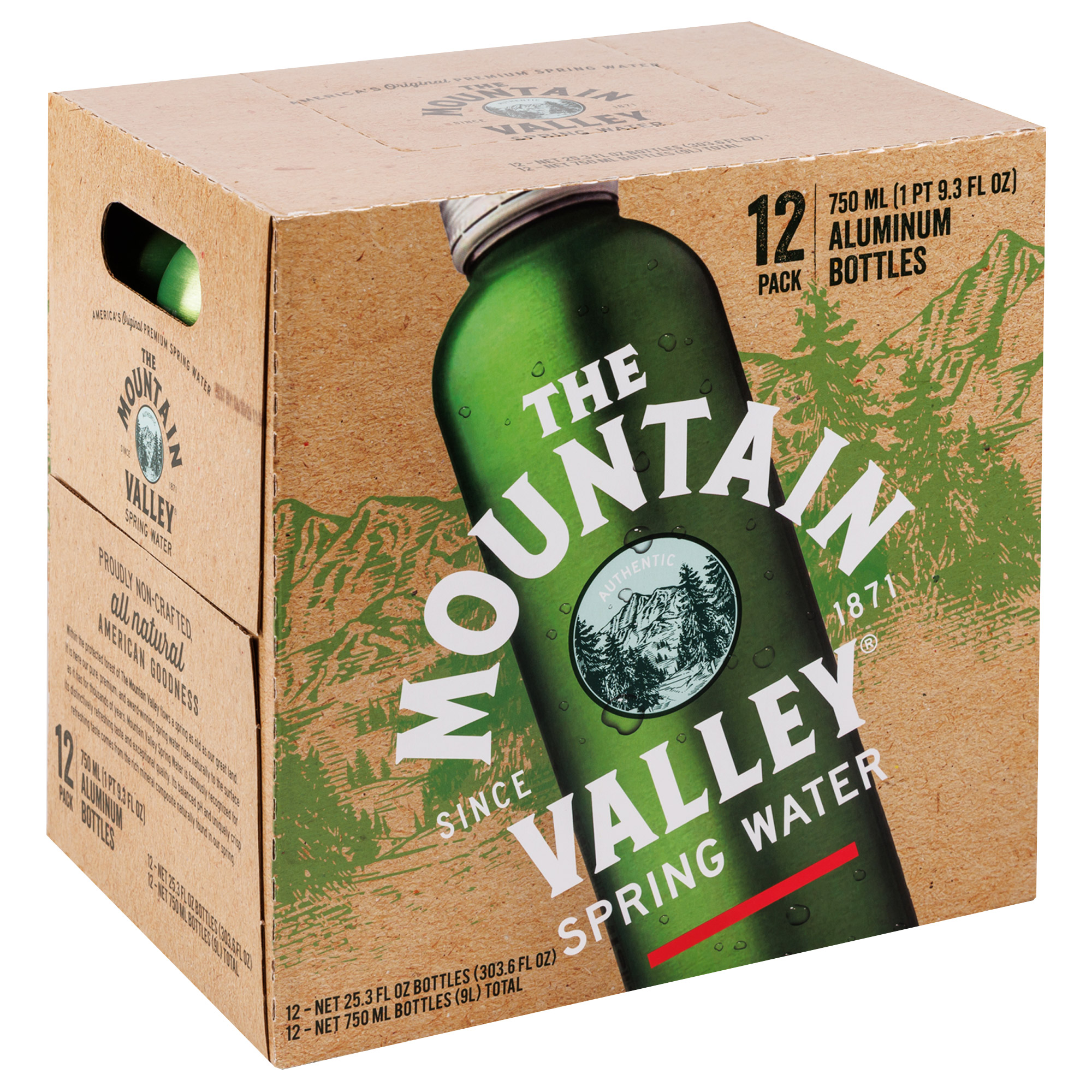 The Mountain Valley Spring Water, 25.3 Fl Oz, 12 - Count