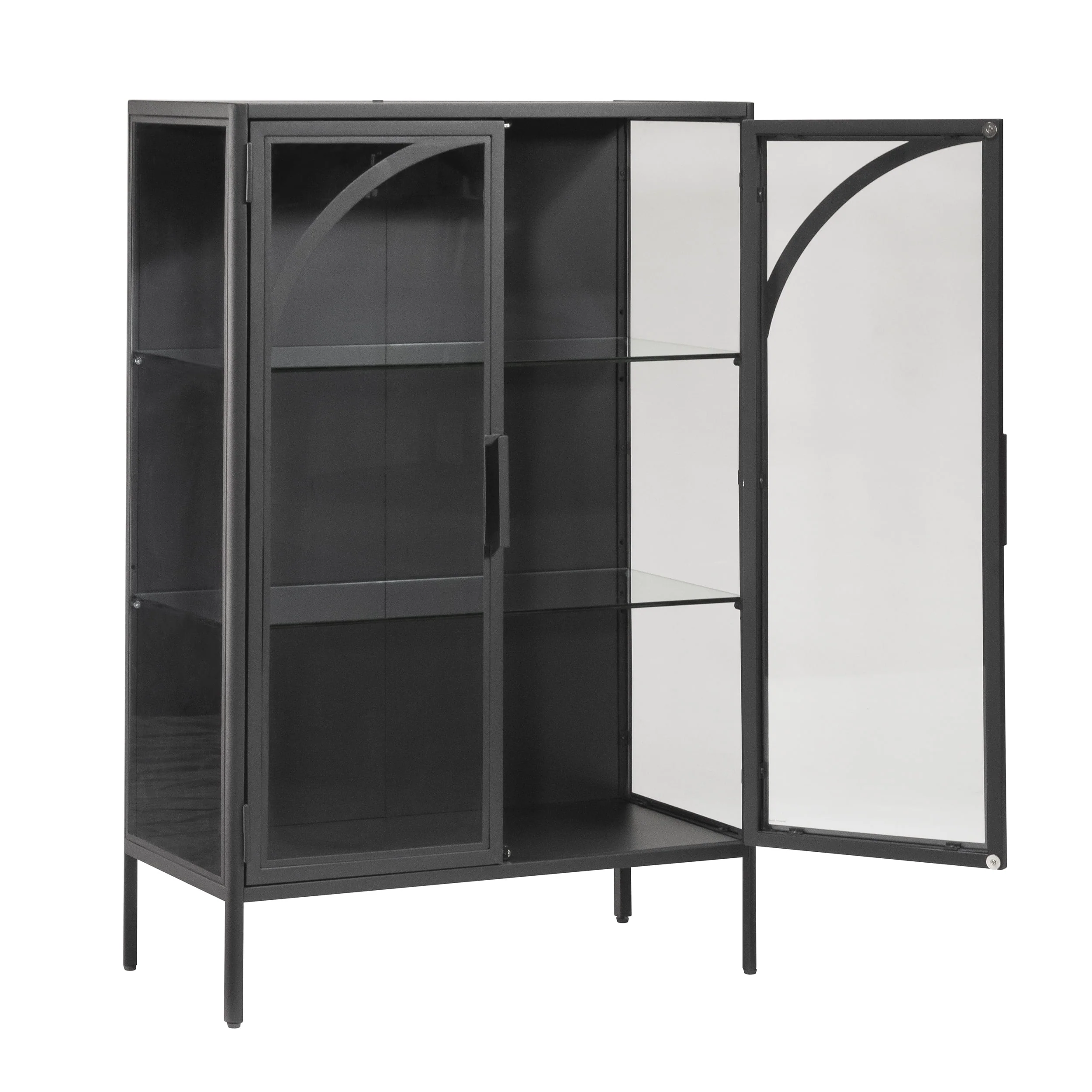 Better Homes & Gardens Nola Accent Cabinet, Black Finish