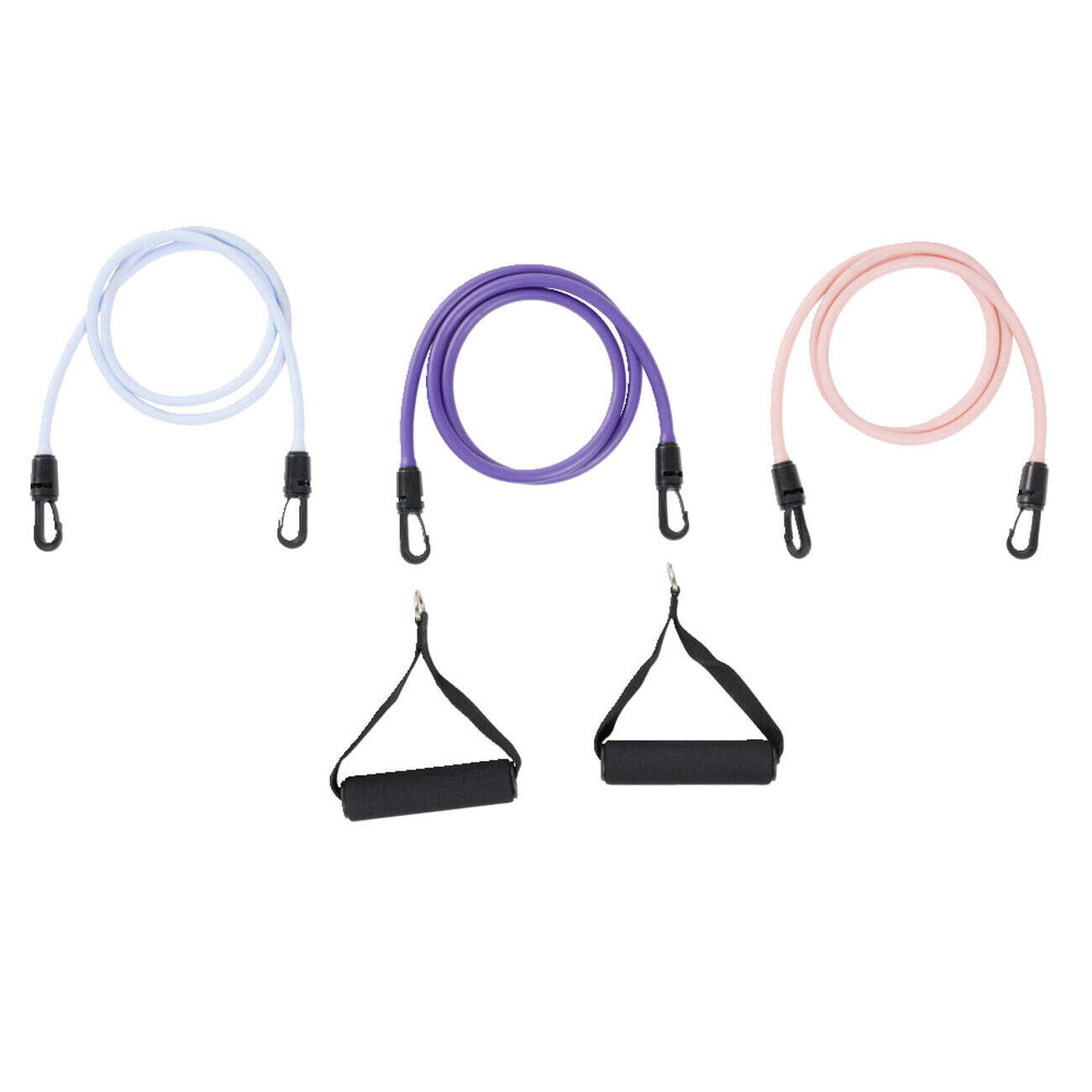 Lot de 3 bandes de résistance 10/15/20kg L156cm