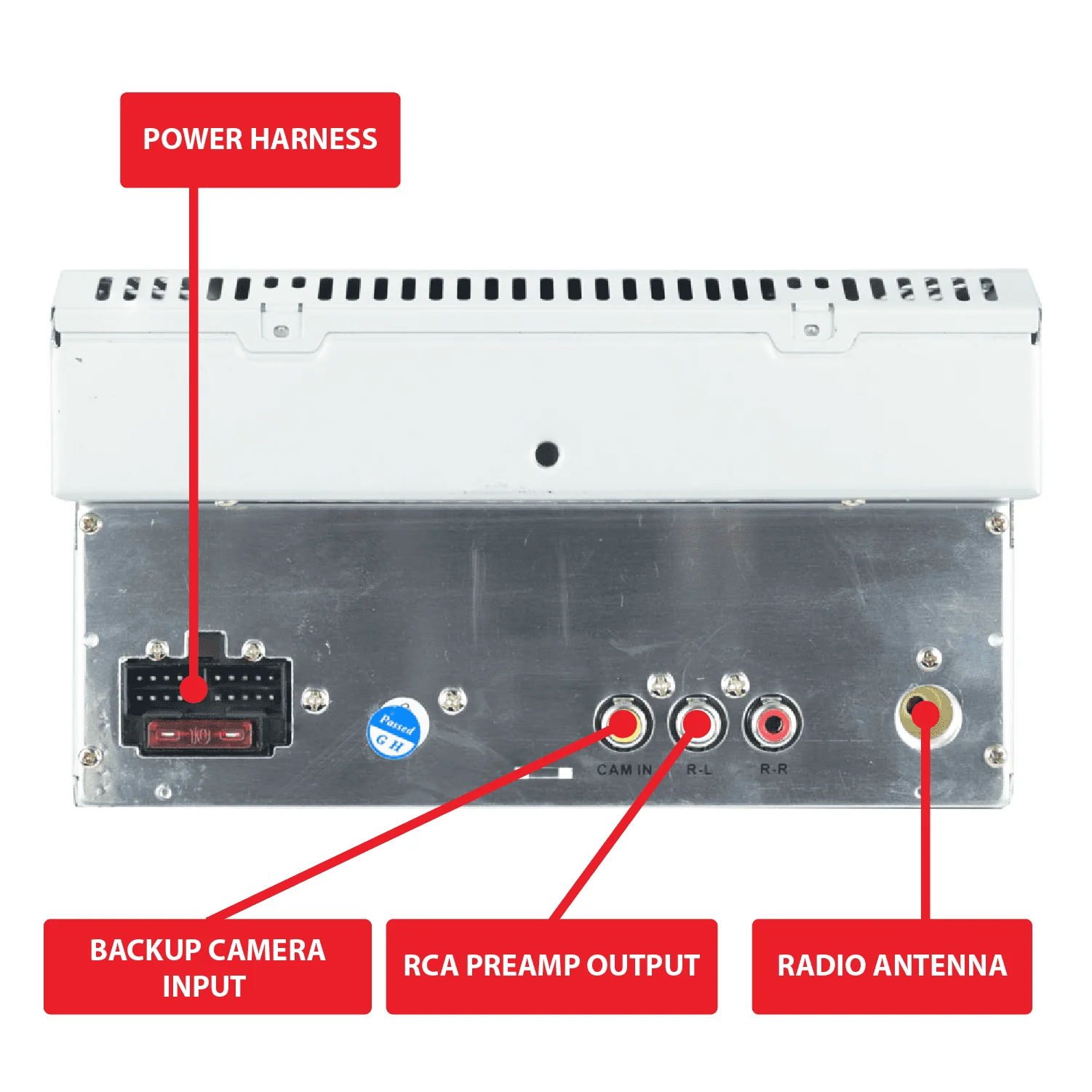 XDVD269BT 6.2 Inch, Car Stereo Head Unit, Double DIN with CD/DVD - Image 7