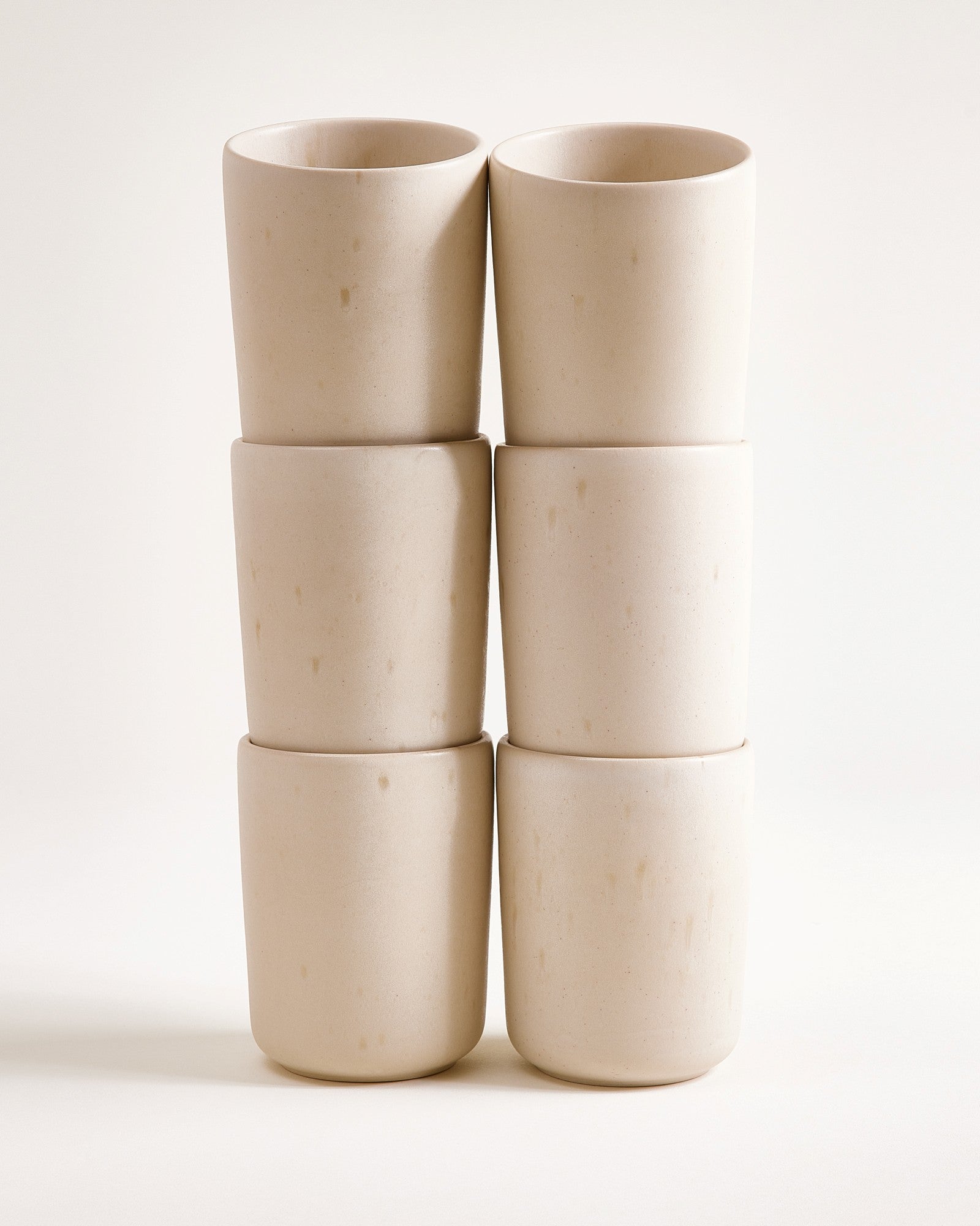 SINTRA - LARGE CUP SAND SET OF 6
