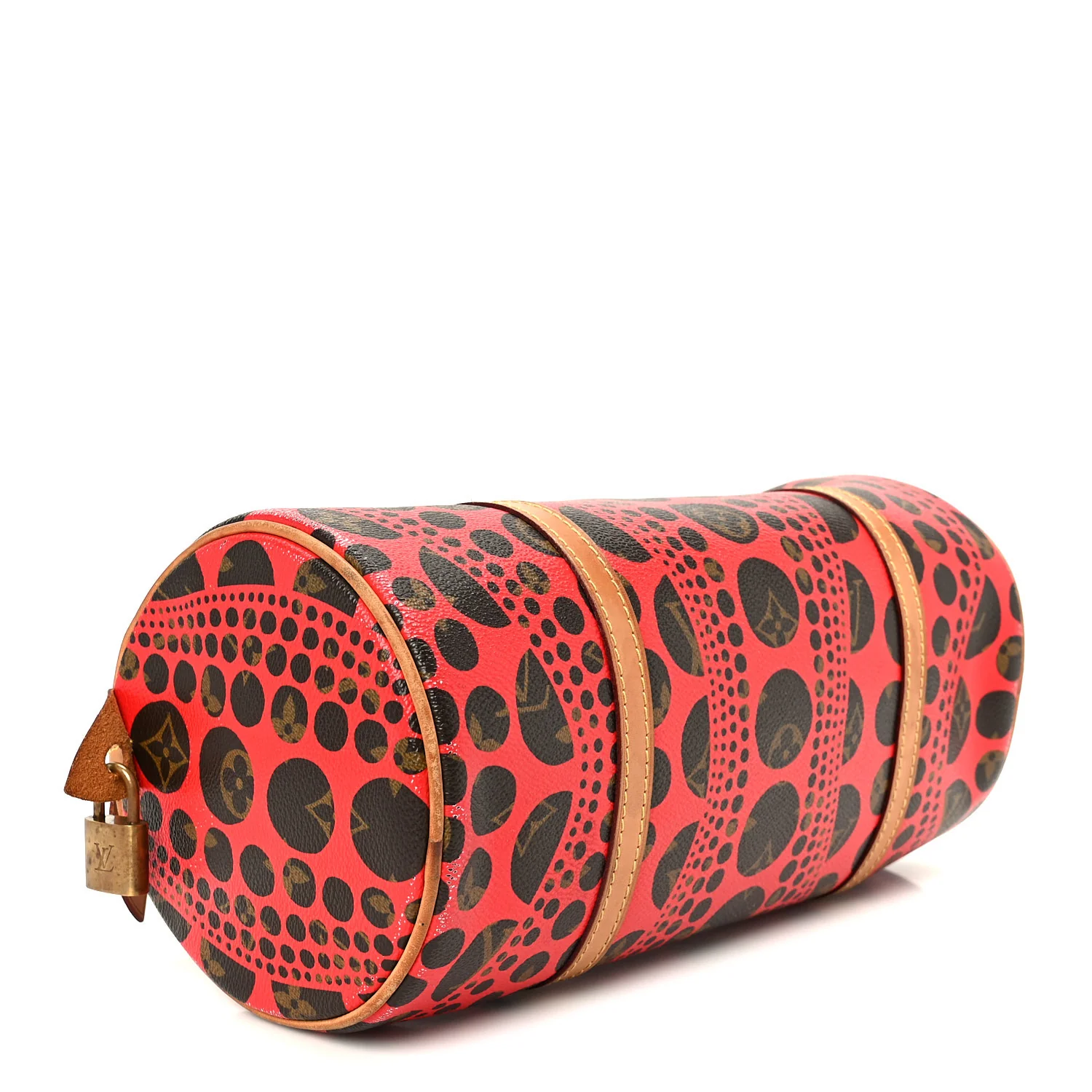 Monogram Kusama Pumpkin Dots Papillon 30 Red
