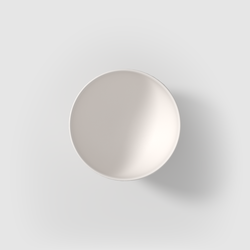 Manufacture Bowl - White, 10.2 oz, Premium Porcelain
