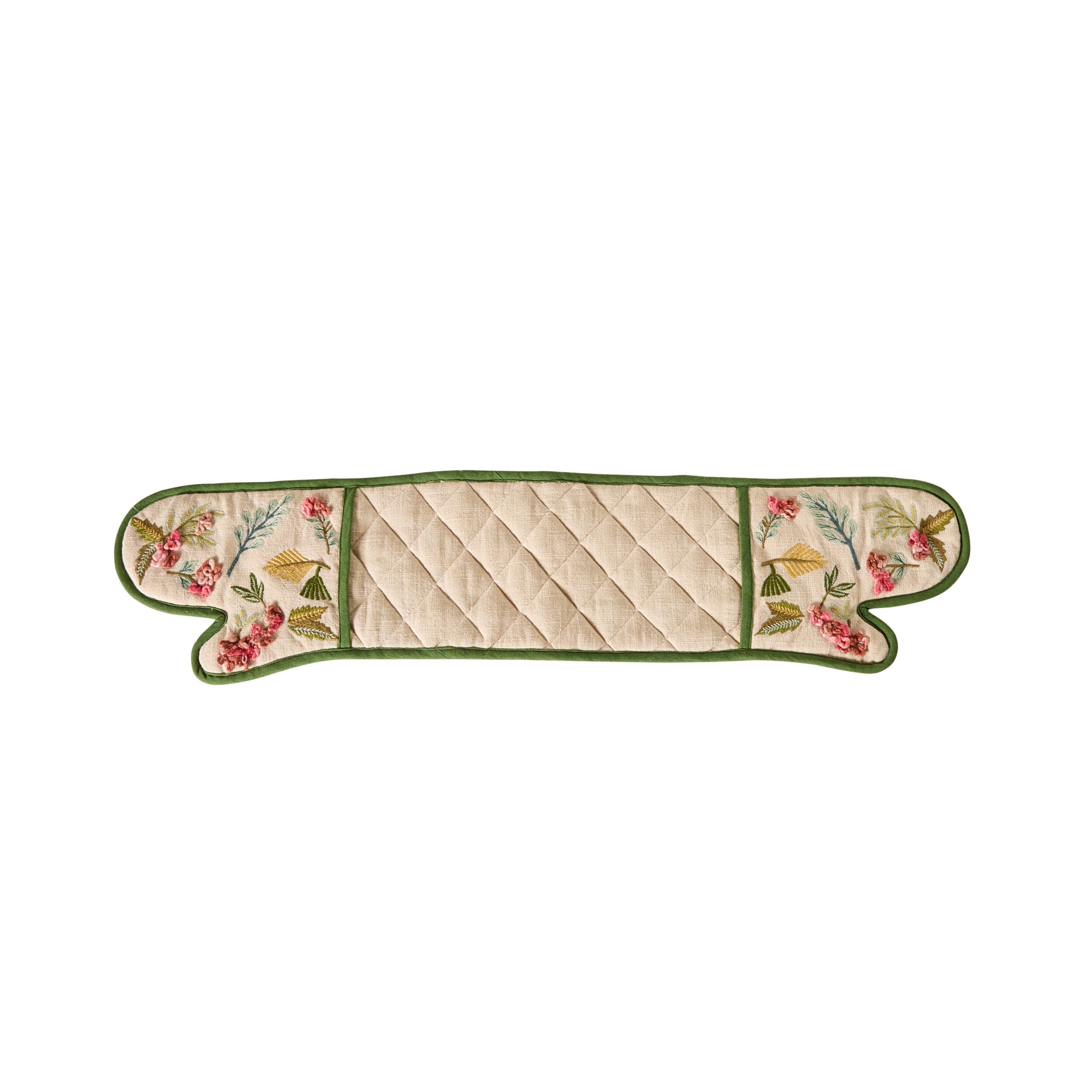 Mistletoe Christmas Peace Oven Mitt