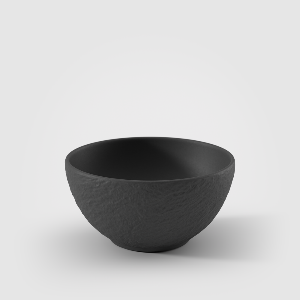 Manufacture Cereal bowl - Black, 14.6 oz, Premium Porcelain