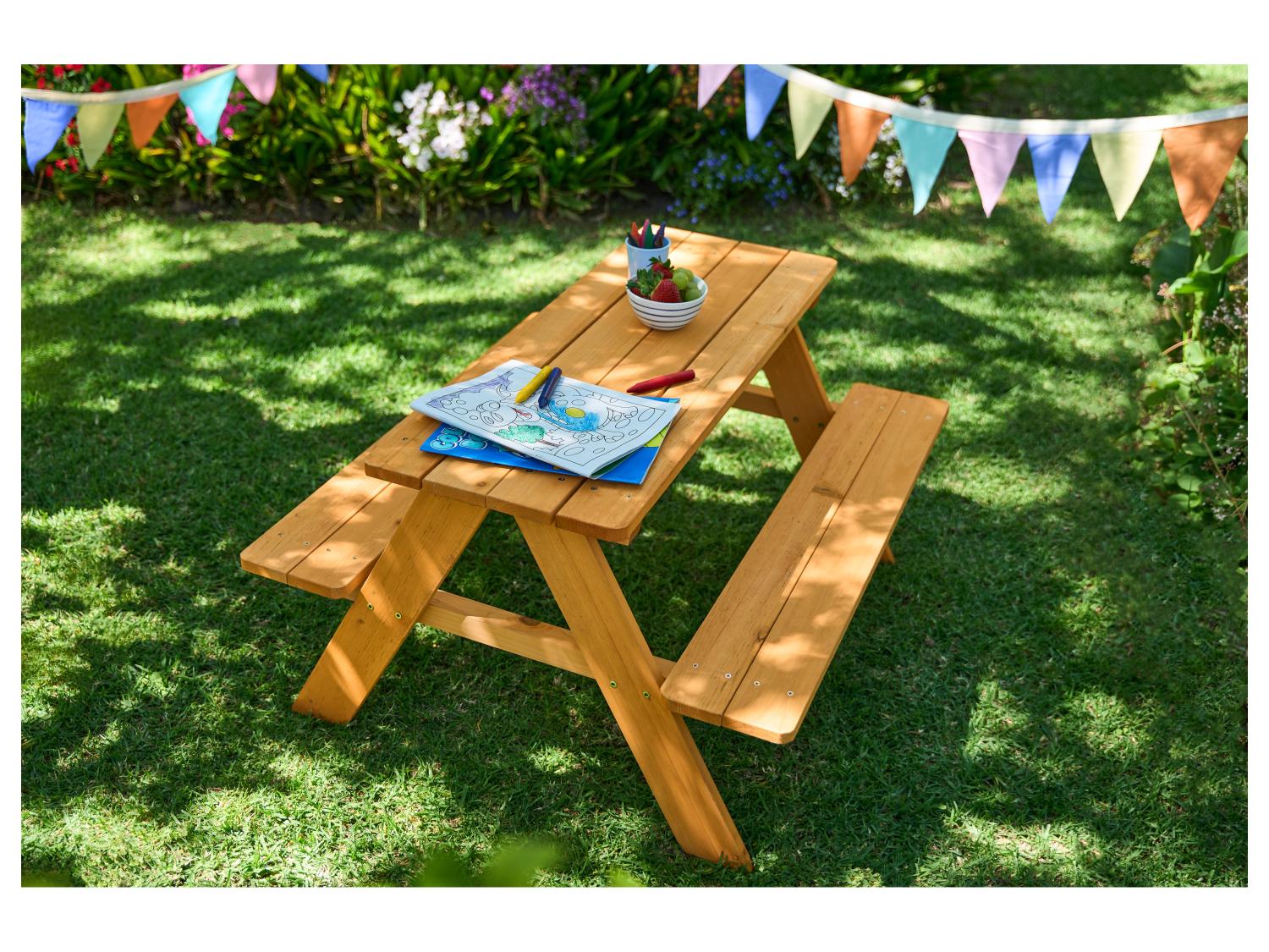 LIVARNO Table-bancs enfant