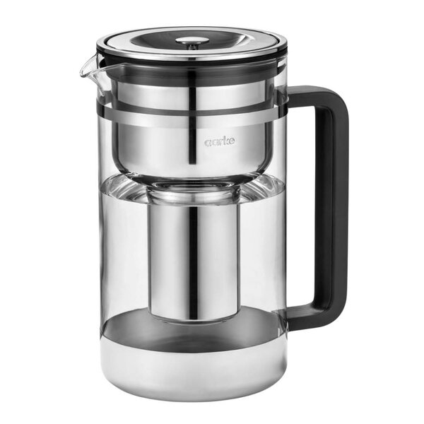 Purifier vannfilterkanne 1,66L klart glass/stål