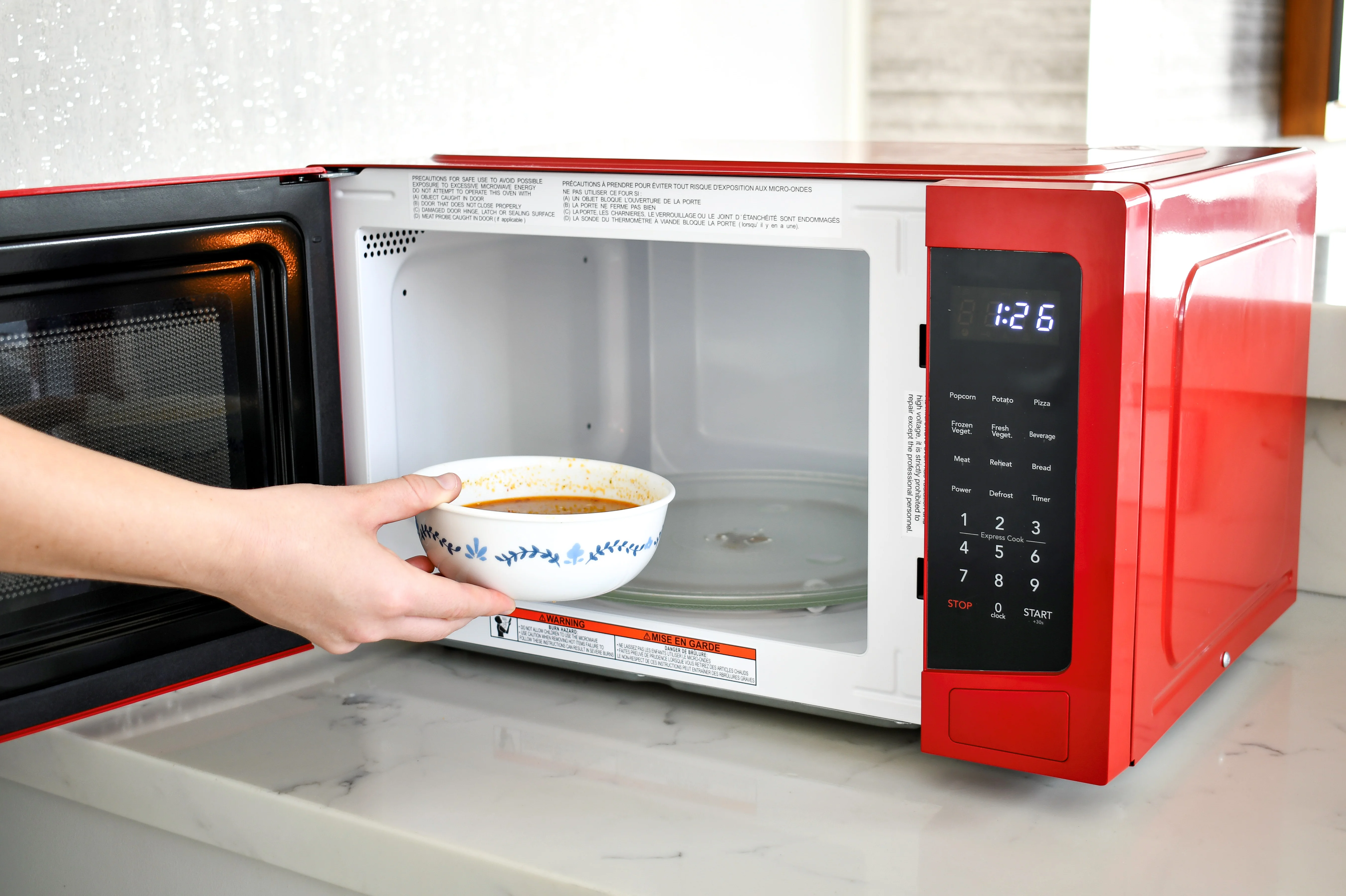 1.1 Cu. Ft. Microwave, White(White) - Image 8