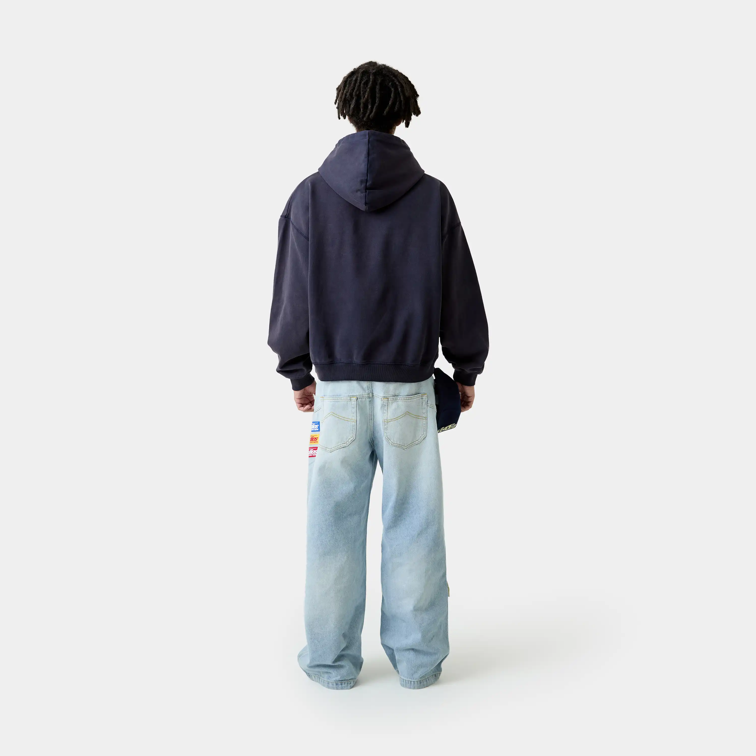 Class 3A Navy Oversized Hoodie