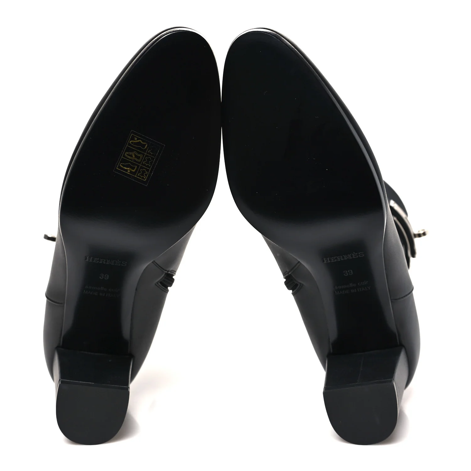 Calfskin Saint Germain Ankle Boots 39 Black