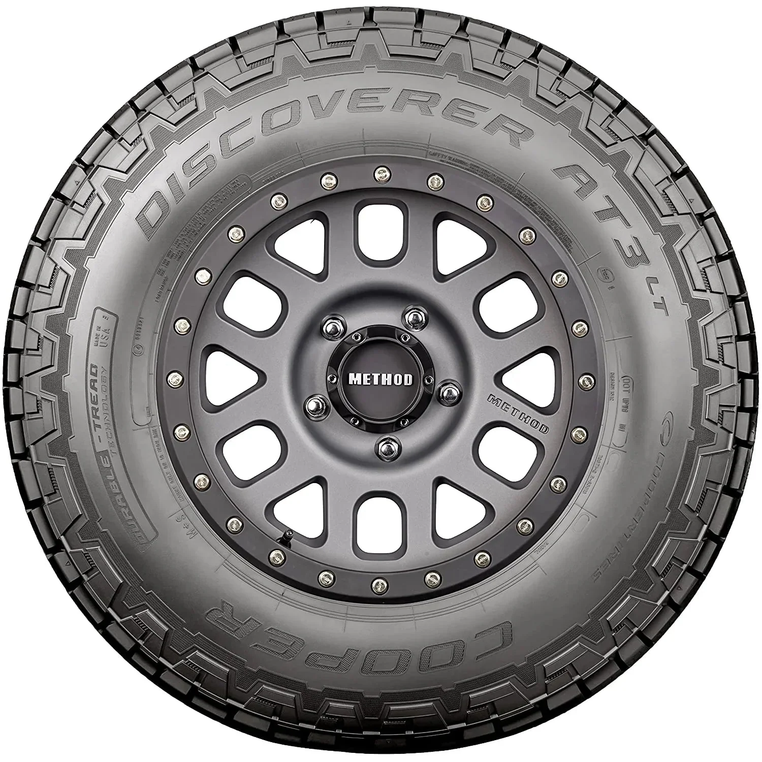 Pair of 2 (Two) Cooper Discoverer AT3 Lt Lt 235/80R17 Load E 10 Ply at A/t All Terrain Tires