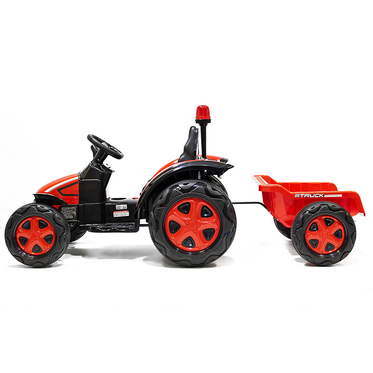 Kidcars Kinder Elektro Traktor 2X30W 12V 7Ah 2.4G RC inkl Anhnger vert