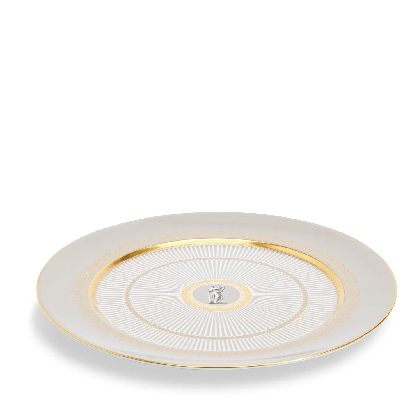 Anthemion Grey Charger Plate