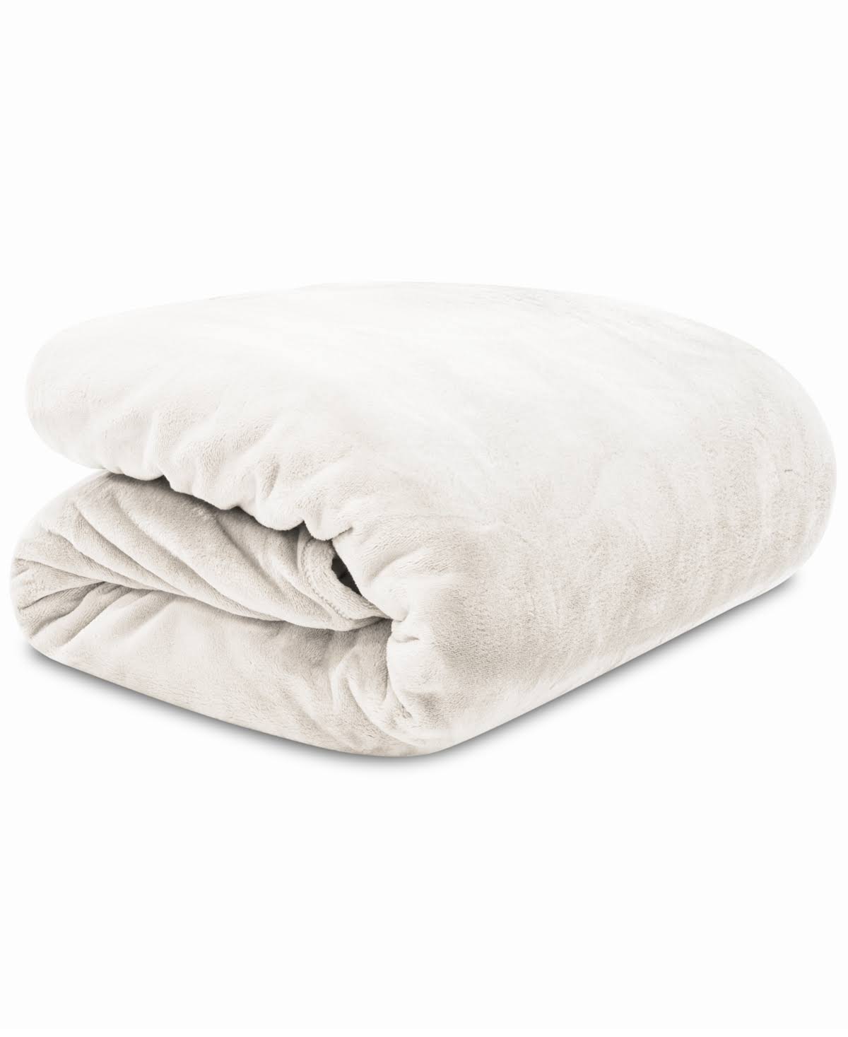 Lauren Ralph Lauren Micromink Plush Blanket, King - Hollywood Cream