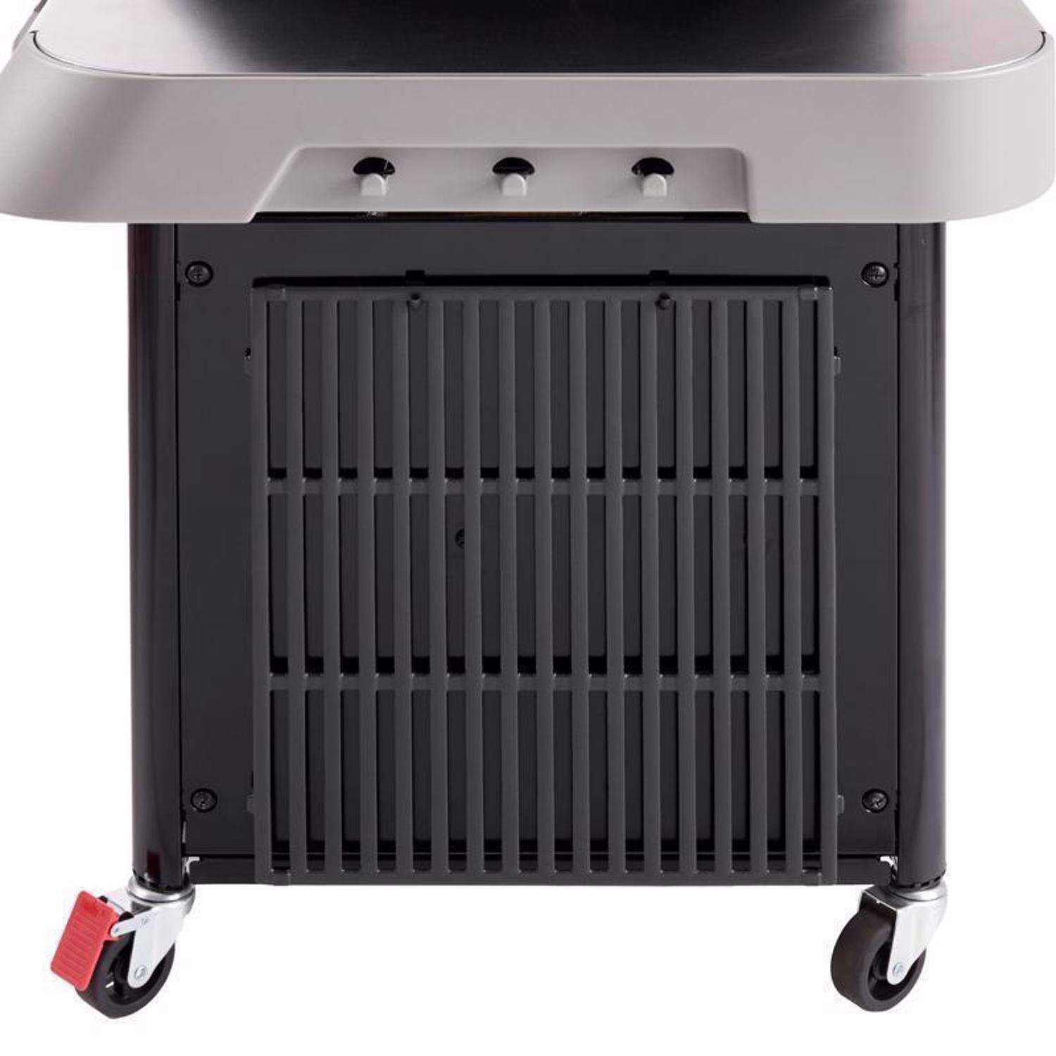 Barbecue Weber Genesis E-335 à 3 brûleurs, fonctionnant au propane liquide, bleu océan profond