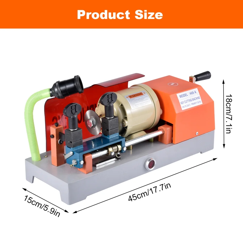 Commercial - Grade Key Duplicating Machine 110V - Vertical Design for Precise Home/Car Key Copying