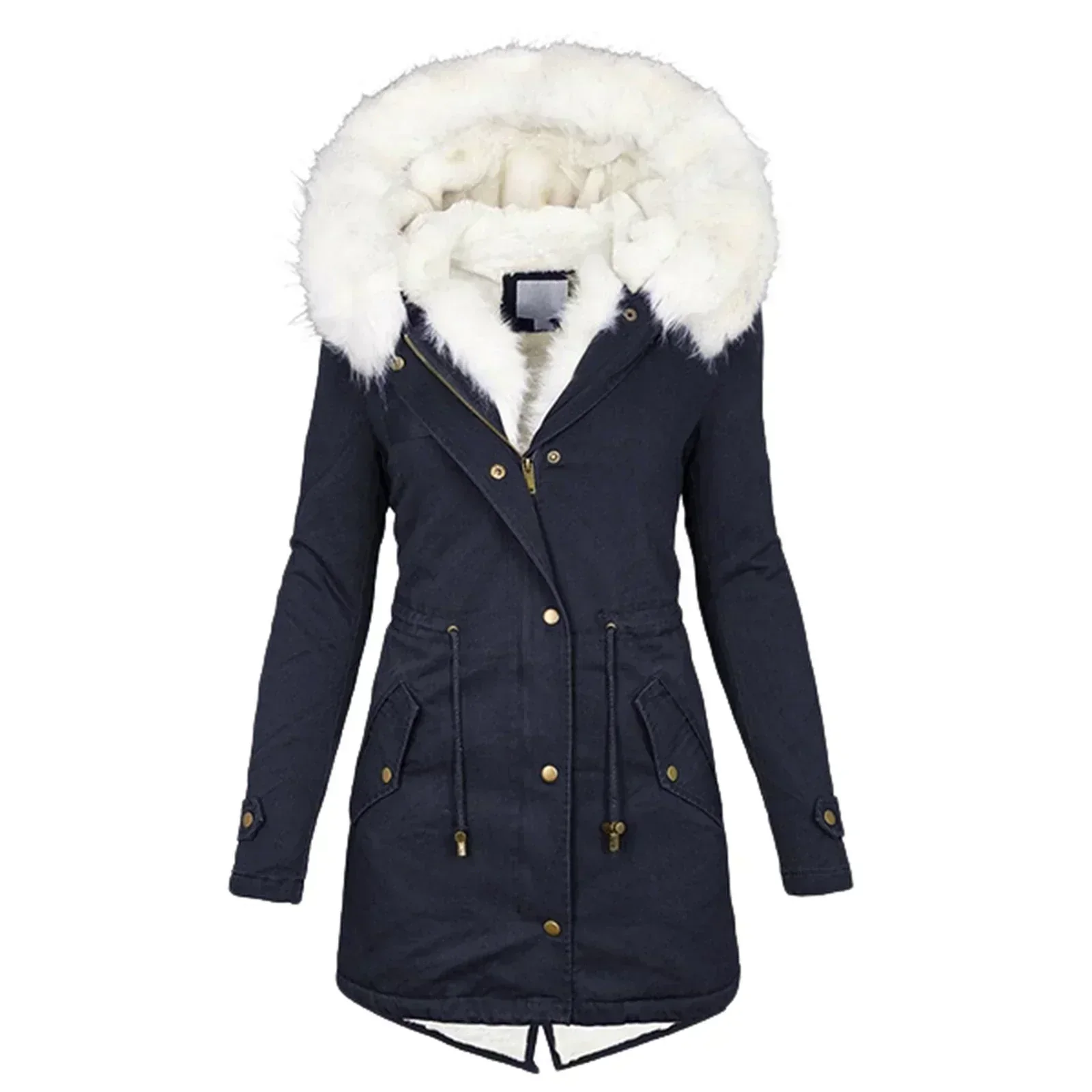 Giulia d’Hiver | Manteau chaud à capuche élégante