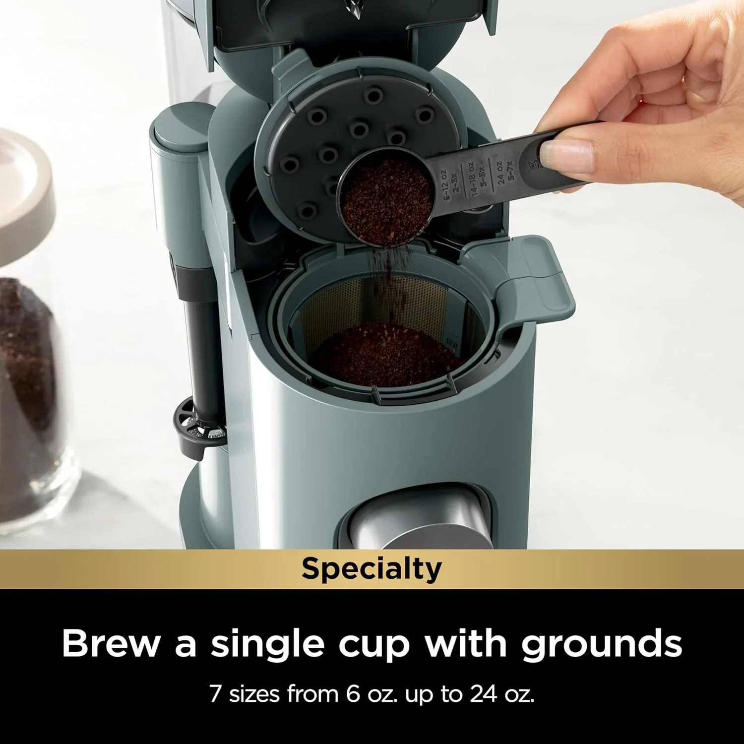 Cafetière Ninja à dosettes individuelles, compatible K-Cup, 4 méthodes d'infusion