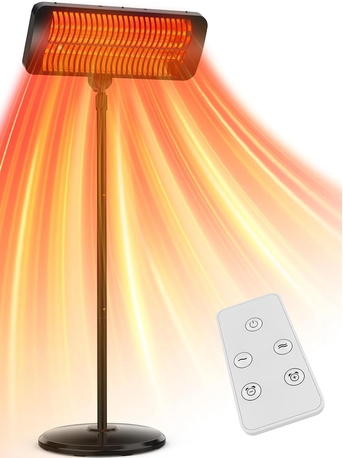 Outdoor Heater for Patio,1500W Infrared Electric Patio Heaters