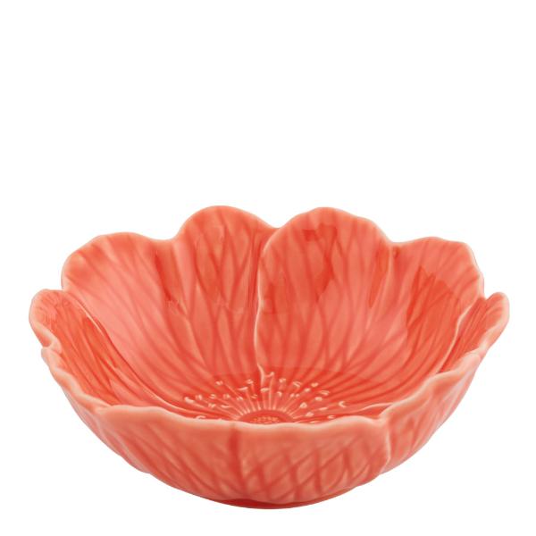Flora skål 17 cm mørk rosa